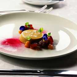 Duck liver with grape and quince